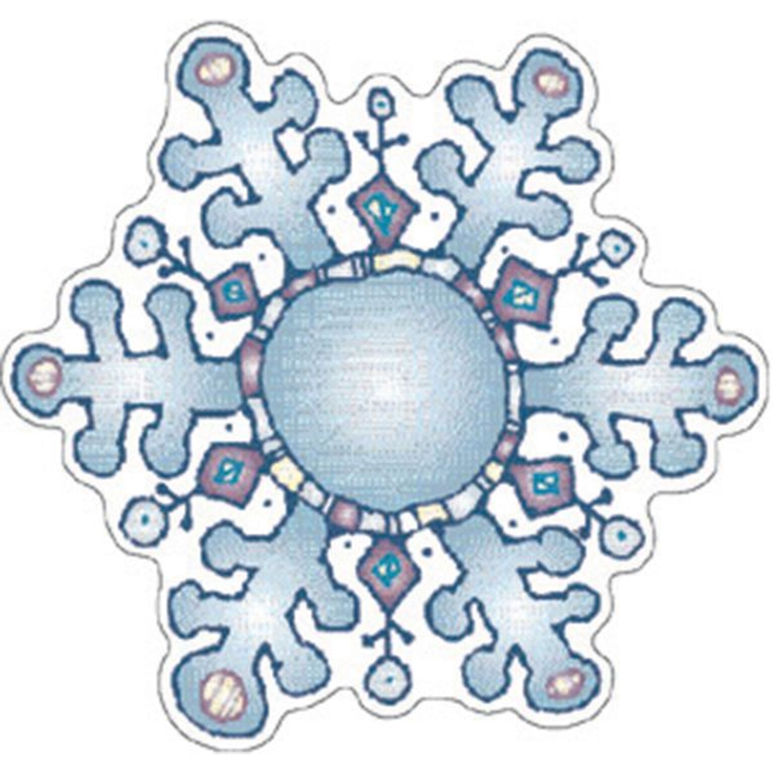 D.J. Inkers Snowflakes Cut-Outs