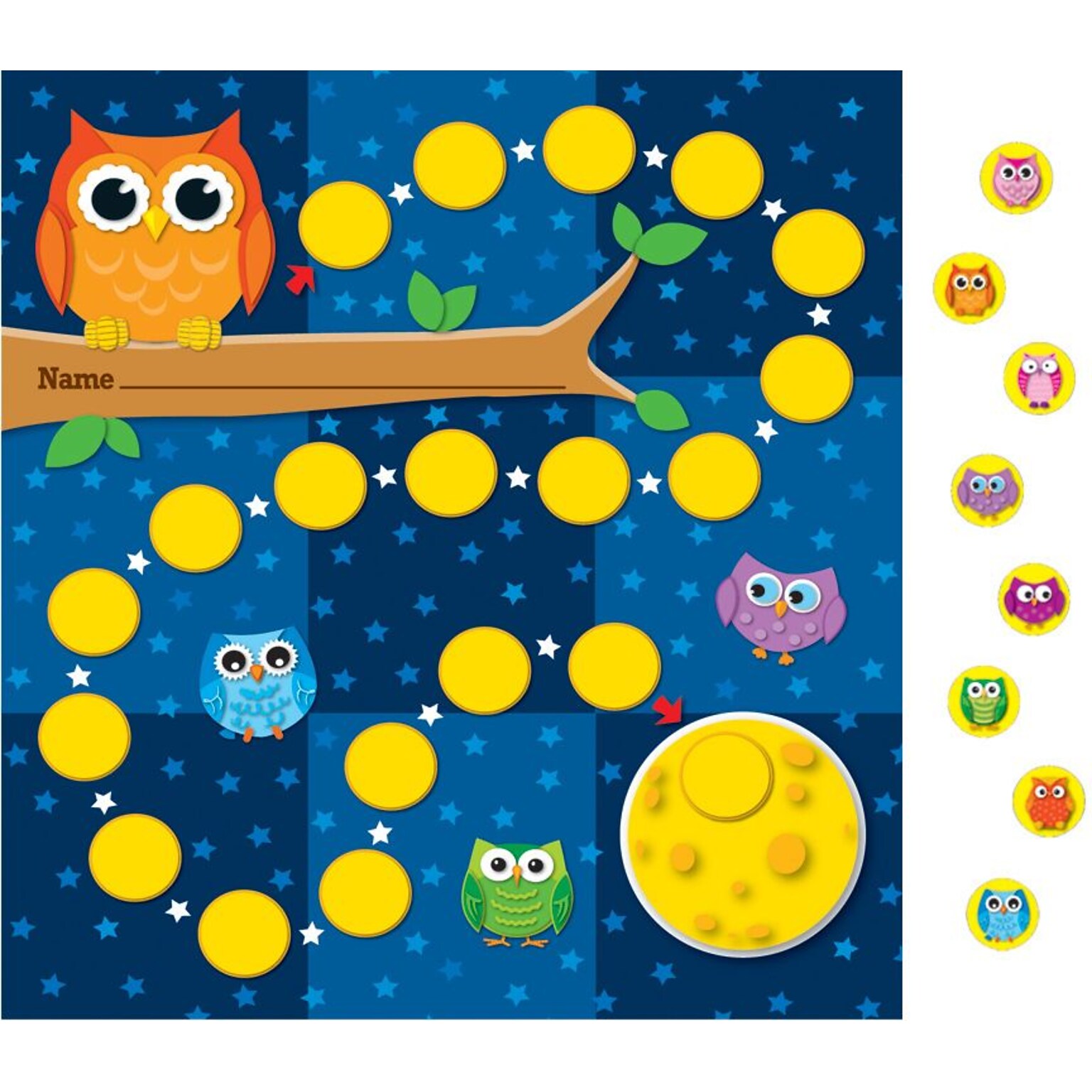 Carson-Dellosa Owls Incentive Charts