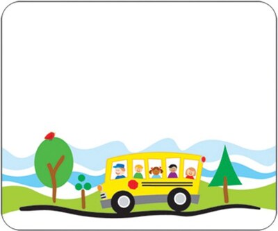 Carson-Dellosa School Bus Name Tags
