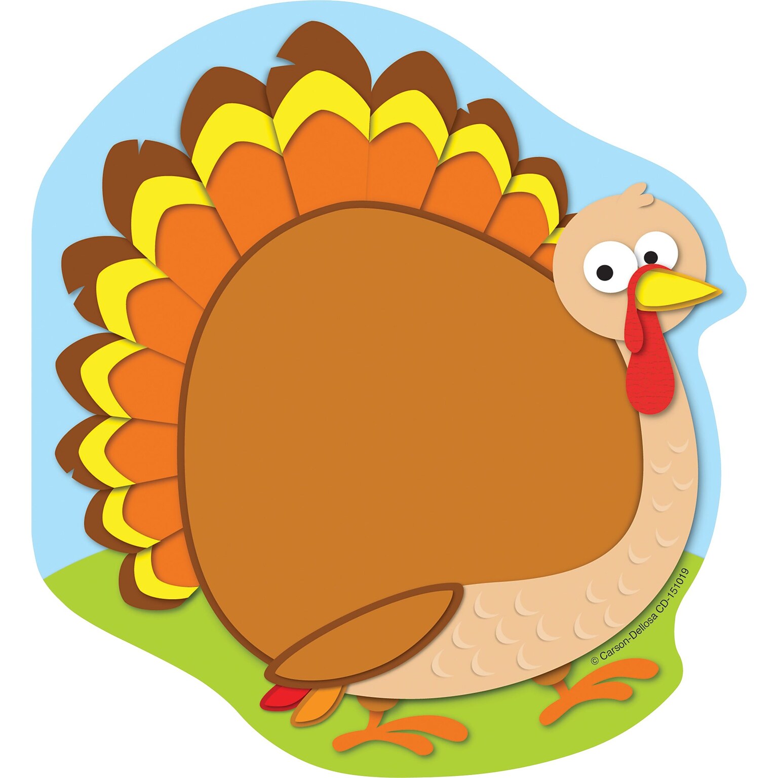 Carson-Dellosa Turkey Notepad