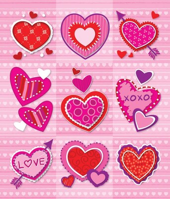 Carson-Dellosa Valentines Prize Pack Stickers