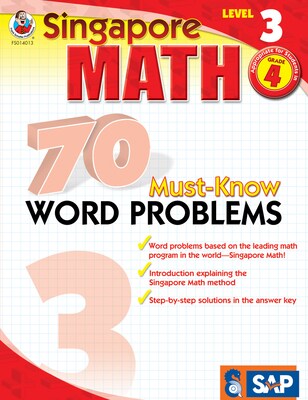 Duplicate DNU Frank Schaffer 70 Must-Know Word Problems Workbook, Grade 4