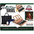 Royal Brush Easel Art Set With Easy To Store Bag, Oil Color