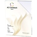 American Crafts 80 lb. Cardstock Paper, 8.5 x 11, White, 60 Sheets/Pack (AC71273)