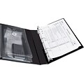 Avery Protect & Store™ View Mini Binder With Round Rings, Black, 175-Sheet Capacity, 1 (Ring Diameter)