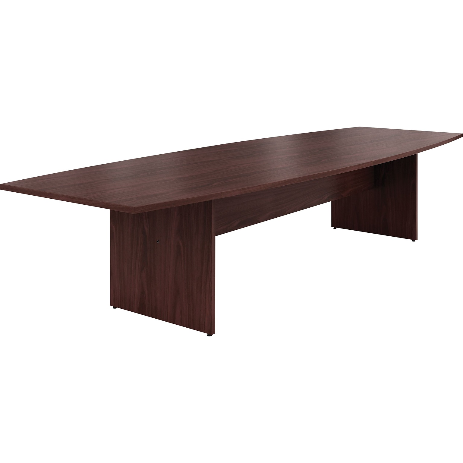 HON® Preside® Laminate Boat-Shaped Conference Tabletop, Mahogany, 1.13H x 72W x 36D