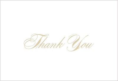 Great Papers® Gold Thank You Note Cards with Envelopes