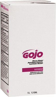 GOJO Antibacterial Liquid Hand Soap Refill for Dispenser, Floral Scent, 2/Carton (7520-02)