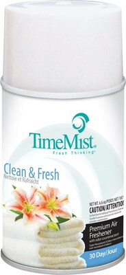 TimeMist Fresh Thinking Premium Automatic Aerosol Refill, Clean & Fresh (STB332502TMCA)