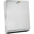 Bobrick C-Fold/Multifold Paper Towel Dispenser, Stainless Steel, 14H x 10.75W x 4D (BOB262)