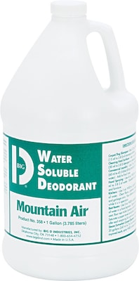 Big D ViaFresh™ Deodorizer Refill, Mountain Air Scent, 1 Gallon, 4/Carton (BGD1358)