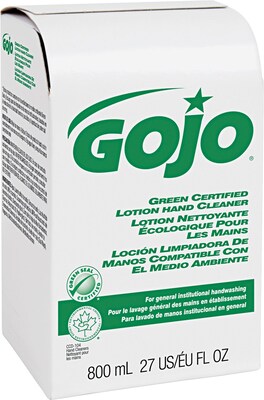 Gojo Green Certified Lotion Hand Cleaner Refill, 800 ml