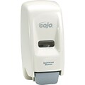 Gojo Plastic Soap Dispenser, Ceramic White
