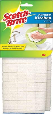 Scotch-Brite™ Kitchen Cloth, White, Microfiber