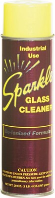 Sparkle Glass Cleaner, Unscented, 20 oz. Aerosol Can