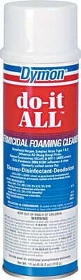 Dymon do-it ALL Germicidal Foaming Cleaner, Unscented, 18 oz. (ITW08020EA)