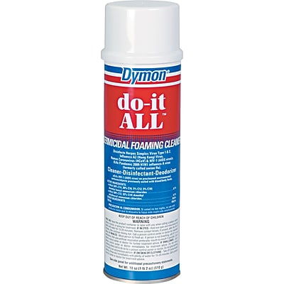 Dymon do-it ALL Germicidal Foaming Cleaner, Unscented, 18 oz. (ITW08020EA)