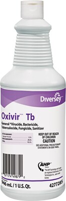 Diversey Oxivir TB One-Step Disinfectant Cleaner, 32 oz., 12/Case
