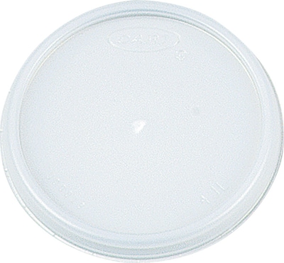Dart® Plastic Vented Lid for 8J8 Cup, White