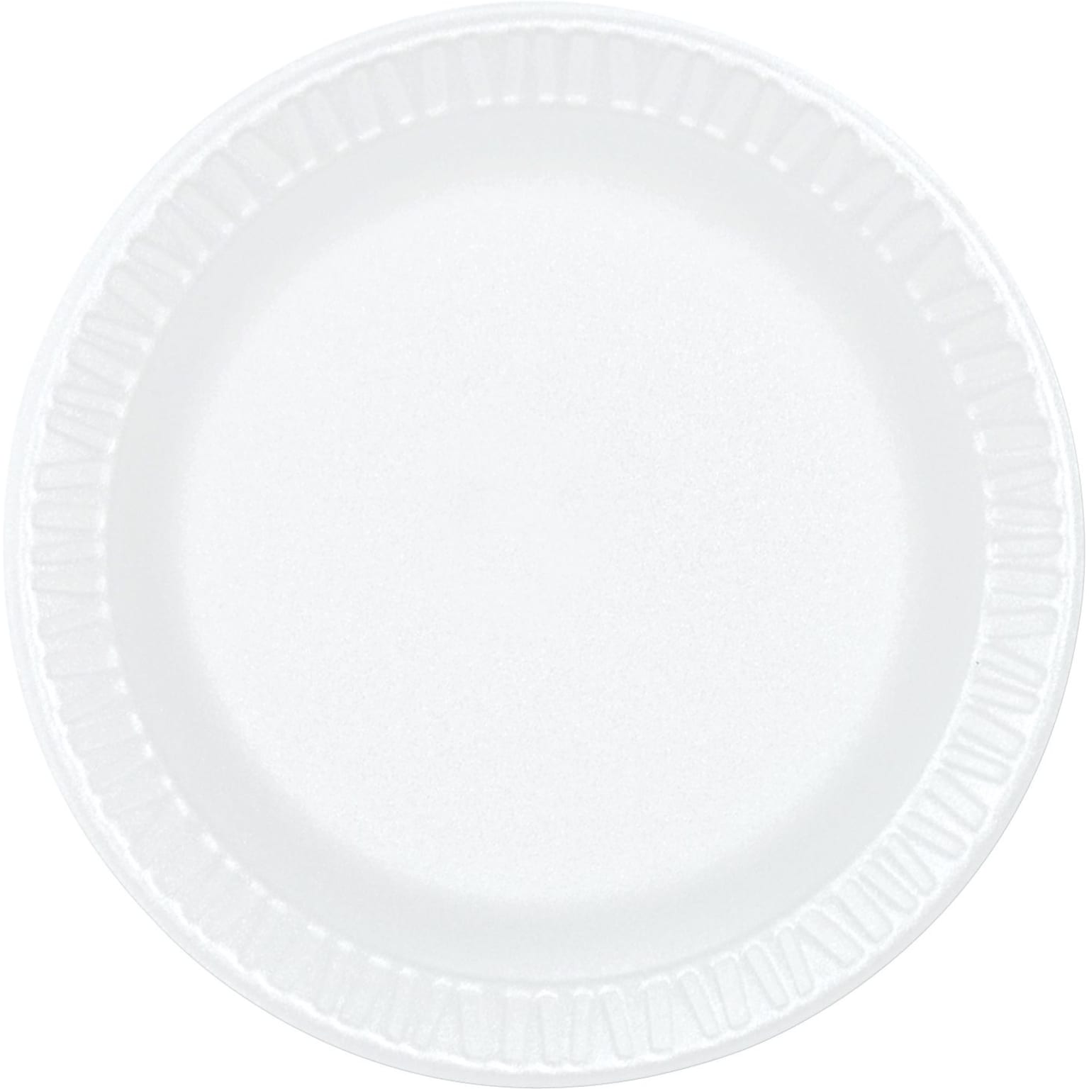 Dart® Concorde® Foam Plates  6, White, 1000/Carton (6PWCR)