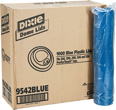 Dixie® Plastic Lid for Dixie Sage® Collection 10-16 oz. Hot Drink Cups; White; 1000/Carton