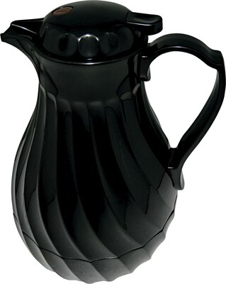 Hormel® Swirl Carafe; 64 oz., Black, Plastic