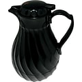 Hormel® Swirl Carafe; 64 oz., Black, Plastic