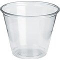 Dixie® Plastic PETE Cold Cup; 9 oz.; Clear; Regular Size; 1000/Carton