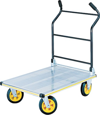 Safco® STOW AWAY® Aluminum Platform Truck; 900 lbs.