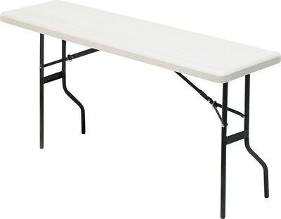Iceberg IndestrucTables Too™ 1200 Series Rectangular Table, Platinum, 72W