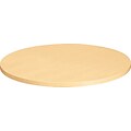 Self-Edge Round Hospitality Table Top, 30 Dia., Natural Maple