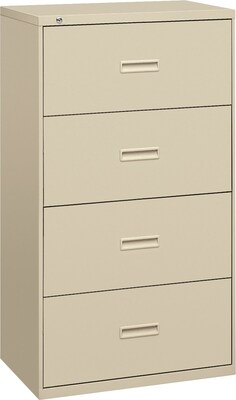 basyx® by Hon 400 19 1/4D 4 Drawer Lateral File, Putty