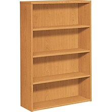 HON® 10500 Series Office Collection in Harvest, 4-Shelf Bookcase