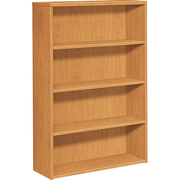 HON® 10500 Series Office Collection in Harvest, 4-Shelf Bookcase