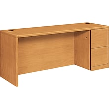 HON® 10700 Series Office Collection in Harvest, Single, Right, Full-Height Pedestal Credenza