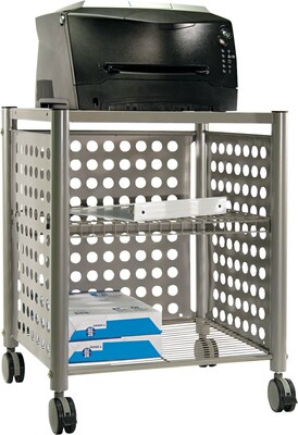 Vertiflex 27H x 21 1/2W x 17 7/8D Deskside Machine Stand, Matte Gray