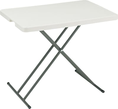 Iceberg IndestrucTables Too™ 1200 Series Personal Folding Table, Platinum/Gray