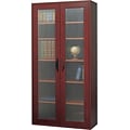 Safco® Apres Laminated Wood Collection in Mahogany Finish; 29-3/4W Tall Two-Door Cabinet