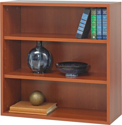 Safco® Après? Laminated Compressed Wood Open Bookcase; 29 3/4H x 29 3/4W; Cherry