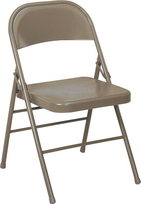 Bridgeport™ All Steel Folding Chair; Taupe