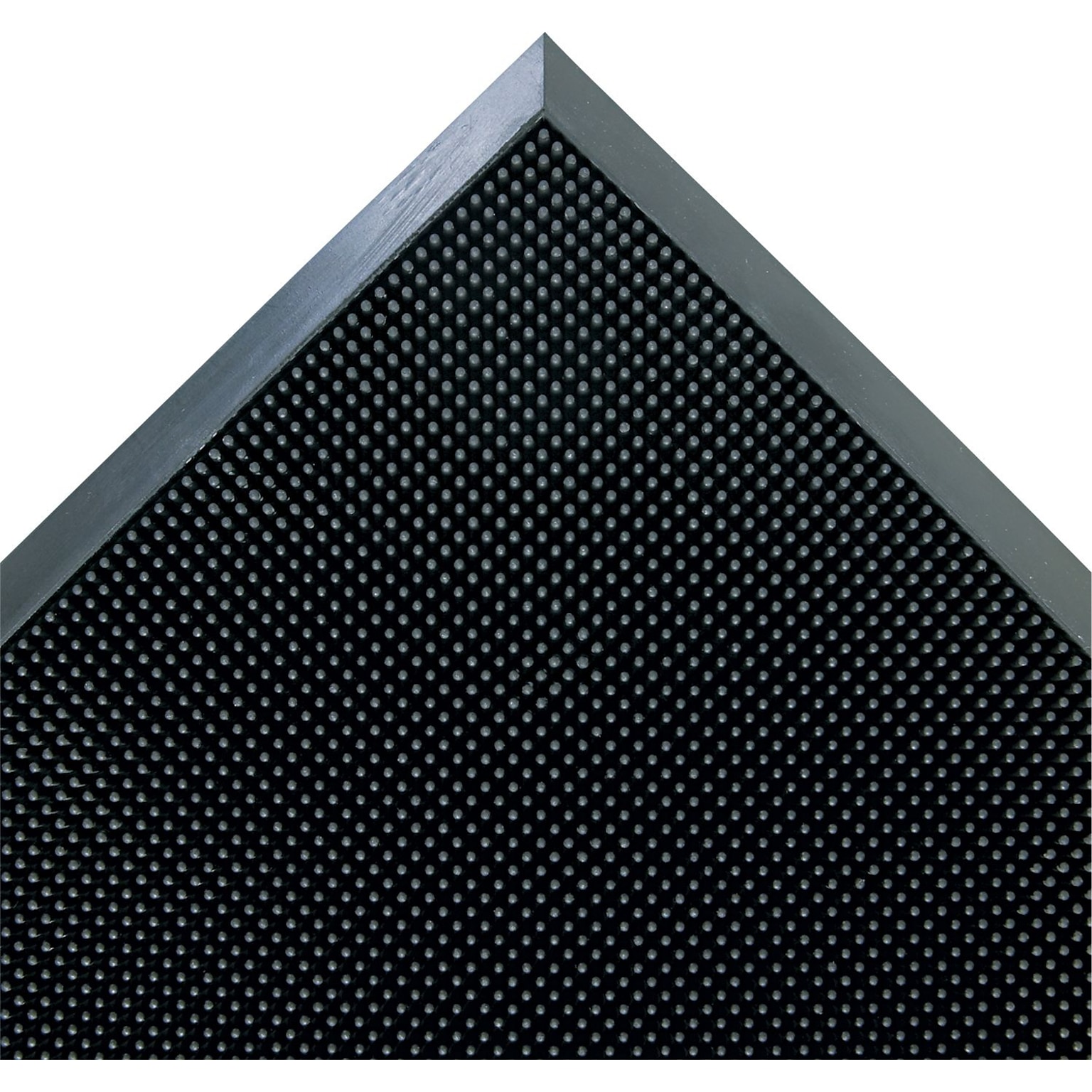 Crown Mat-A-Dor? Rubber Entrance/Scraper Mat, 32L x 24W, Black