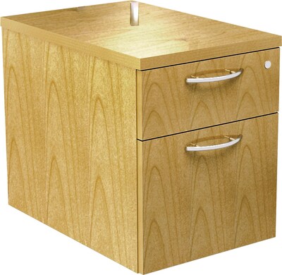 Alera® SedinaAG 22D 2 Drawer Hanging Box/File Pedestal; Maple