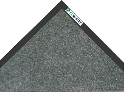 Crown EcoStep? Wiper Mat; 72L x 48W; Charcoal