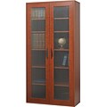 Safco® Apres Laminated Wood Collection in Cherry Finish; 29-3/4W Tall Two-Door Cabinet