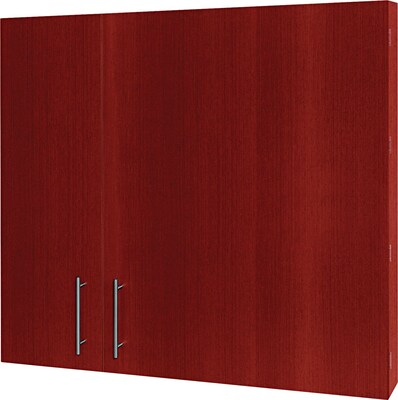 MasterVision? Conference Cabinet, 48H x 48W x 5D, Cherry Frame/White Surface