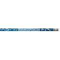 Moon Products Woodcase Pencil, HB-Soft, No. 2 Lead, Blue Barrel, Excellent Work, 12/Pack