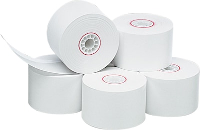 Domtar Thermal  Multi-Purpose Paper Rolls, 3 1/8 x 273, Phenol Free, 50 Rolls/Carton (9078-2488)