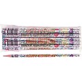 Moon Products Woodcase Pencil; HB-Soft; No. 2 Lead; Holographic Silver Barrel; 12/Pack