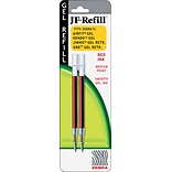 Zebra Pen LV Gel Pen Refill, Medium Point Tip, Red, 2/Pk (ZEB 87032)