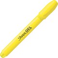 Sharpie® Gel Highlighter; Bullet Tip, Fluorescent Yellow, 1 Each